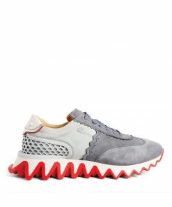 Christian Louboutin Loubishark Suede Sneakers J778 Low-Top Sneakers