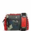 Christian Louboutin Loubitown Leather Camouflage Cross-Body Bag T016 Messenger Bags