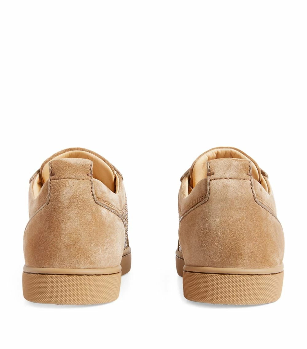 Christian Louboutin Louis Junior Embellished Suede Strass Sneakers C636 Slip-On Sneakers 3 Christian Louboutin Louis Junior Embellished Suede Strass Sneakers C636 Slip-On Sneakers - Image 3