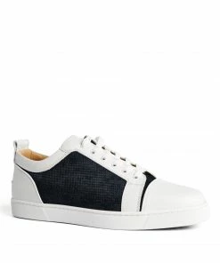 Christian Louboutin Louis Junior Orlato Leather Sneakers J796 Low-Top Sneakers