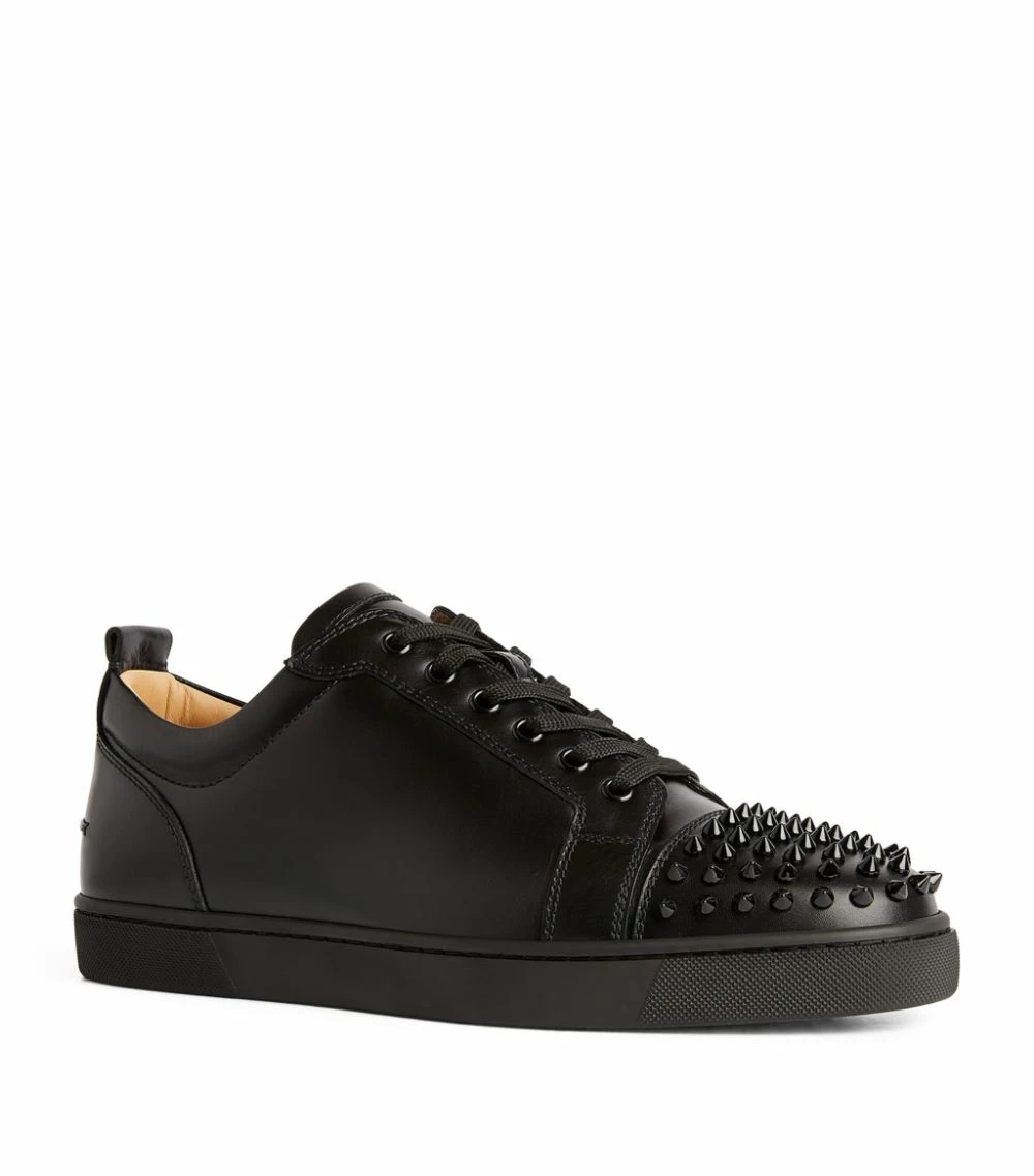 Christian Louboutin Louis Junior Spikes Leather Sneakers CM53 Slip-On Sneakers 1 Christian Louboutin Louis Junior Spikes Leather Sneakers CM53 Slip-On Sneakers