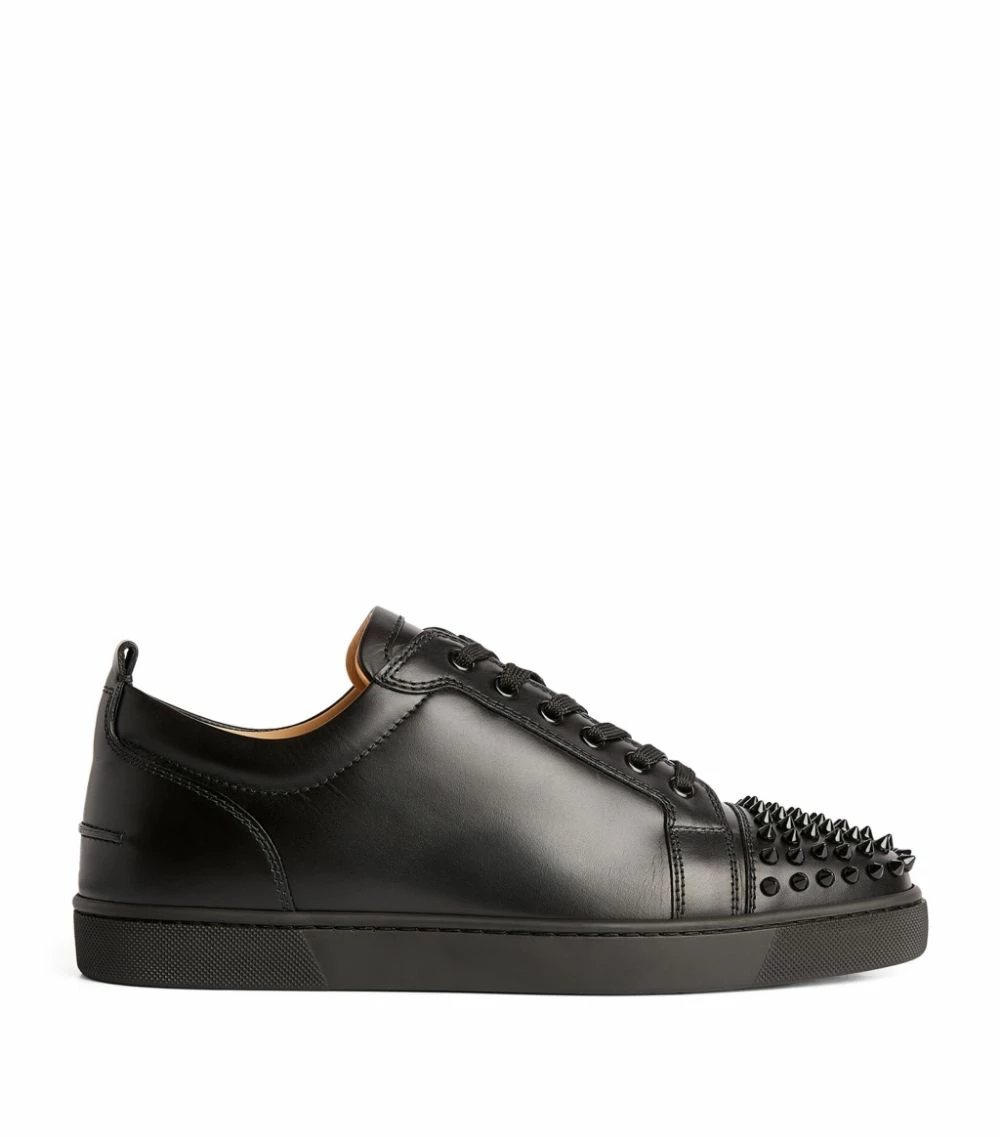Christian Louboutin Louis Junior Spikes Leather Sneakers CM53 Slip-On Sneakers 4 Christian Louboutin Louis Junior Spikes Leather Sneakers CM53 Slip-On Sneakers - Image 4