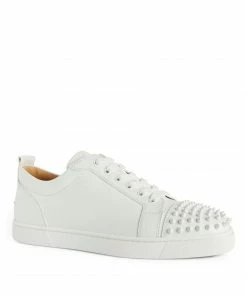 Christian Louboutin Louis Junior Spikes Leather Sneakers 3047 Slip-On Sneakers