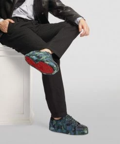 Christian Louboutin Louis Junior Spikes Orlato Sneakers M494 Low-Top Sneakers -Christian Louboutin Online Shop christian louboutin louis junior spikes orlato sneakers 17495515 36709632 1000