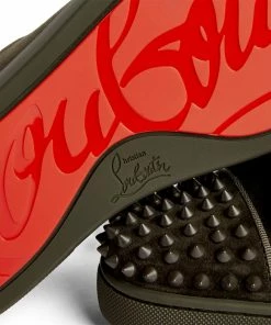 Christian Louboutin Louis Junior Spikes Orlato Suede Sneakers E394 Low-Top Sneakers -Christian Louboutin Online Shop christian louboutin louis junior spikes orlato suede sneakers 16559769 32106750 1000