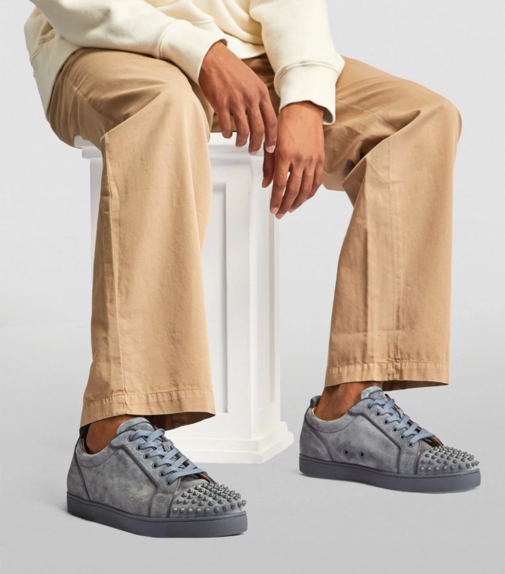 Christian Louboutin Louis Junior Spikes Orlato Suede Sneakers I457 Low-Top Sneakers 6 Christian Louboutin Louis Junior Spikes Orlato Suede Sneakers I457 Low-Top Sneakers - Image 6