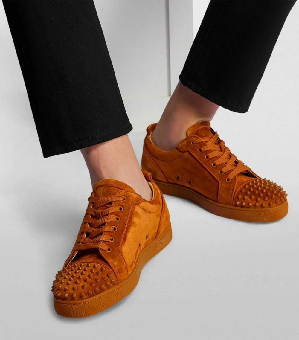 Christian Louboutin Louis Junior Spikes Orlato Suede Sneakers C797 Low-Top Sneakers 2 Christian Louboutin Louis Junior Spikes Orlato Suede Sneakers C797 Low-Top Sneakers - Image 2
