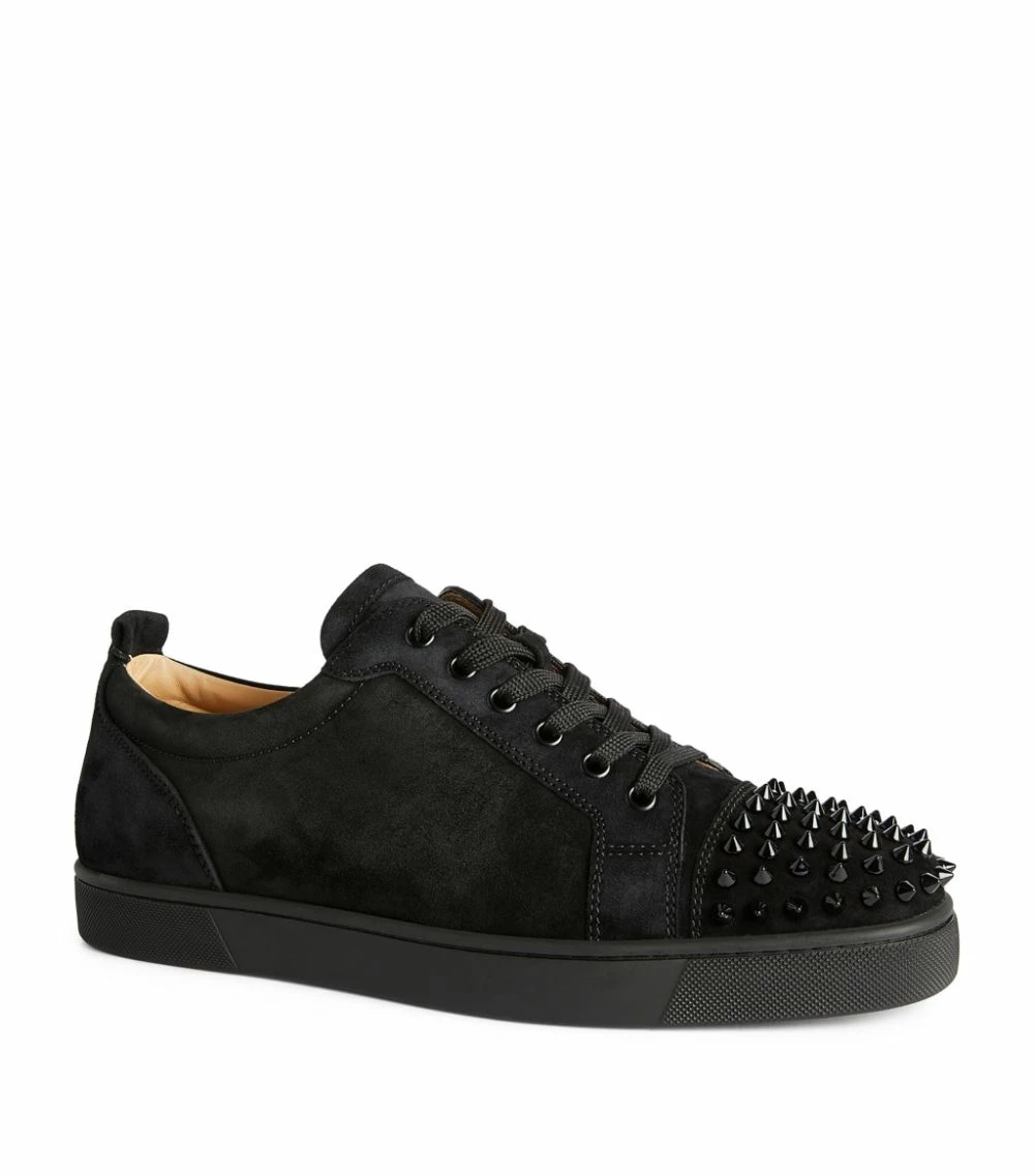 Christian Louboutin Louis Junior Spikes Suede Sneakers CM53 Slip-On Sneakers 1 Christian Louboutin Louis Junior Spikes Suede Sneakers CM53 Slip-On Sneakers