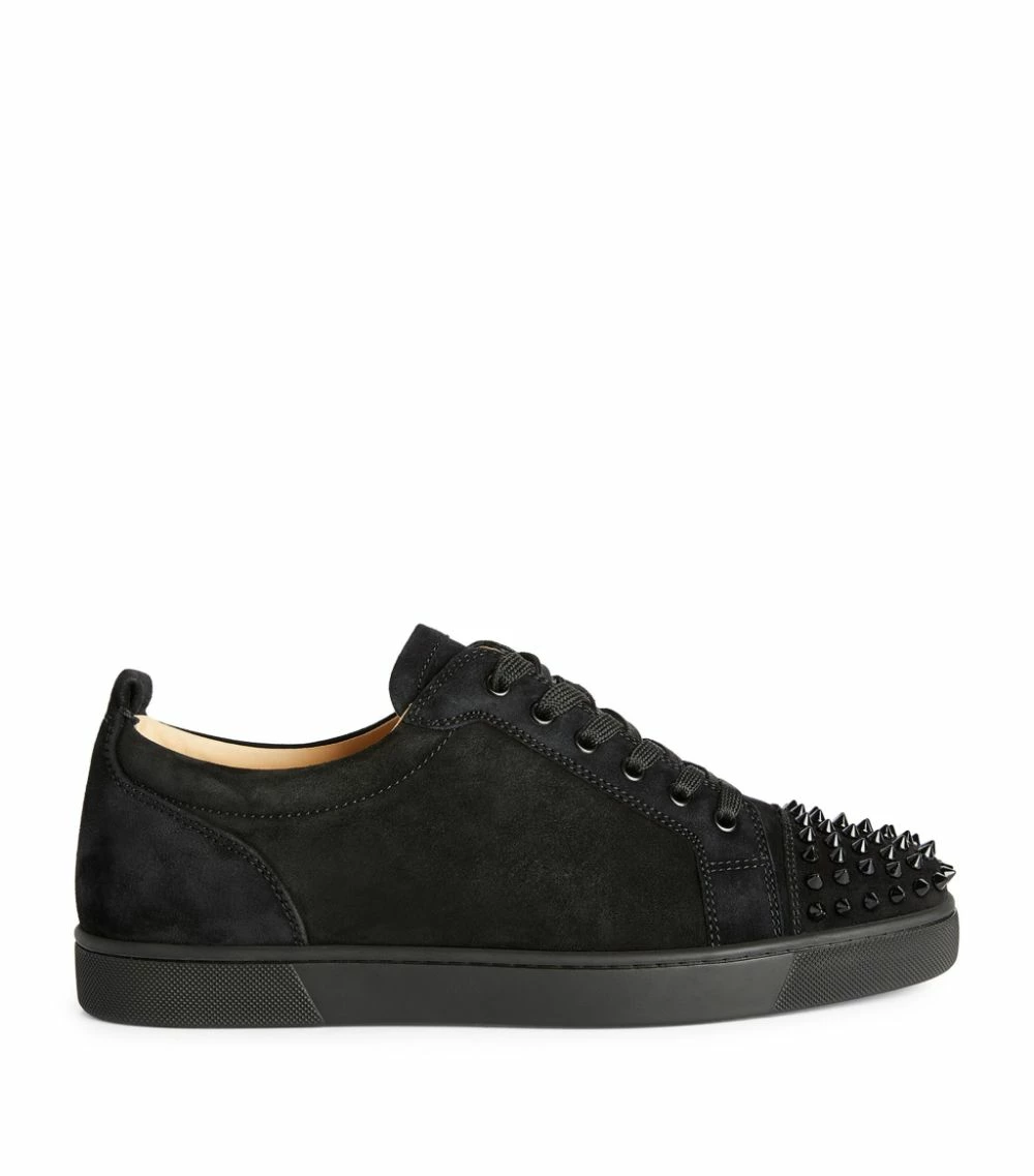 Christian Louboutin Louis Junior Spikes Suede Sneakers CM53 Slip-On Sneakers 4 Christian Louboutin Louis Junior Spikes Suede Sneakers CM53 Slip-On Sneakers - Image 4