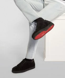 Christian Louboutin Louis Junior Spikes Suede Sneakers CM53 Slip-On Sneakers 12 Christian Louboutin Louis Junior Spikes Suede Sneakers CM53 Slip-On Sneakers -Christian Louboutin Online Shop christian louboutin louis junior spikes suede sneakers 16566507 32137800 1000