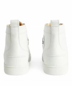 Christian Louboutin Louis Leather High-Top Sneakers WH01 -Christian Louboutin Online Shop christian louboutin louis leather high top sneakers 16592686 32307481 1000