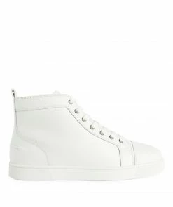 Christian Louboutin Louis Leather High-Top Sneakers WH01 -Christian Louboutin Online Shop christian louboutin louis leather high top sneakers 16592686 32308719 1000
