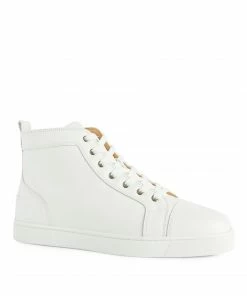 Christian Louboutin Louis Leather High-Top Sneakers WH01