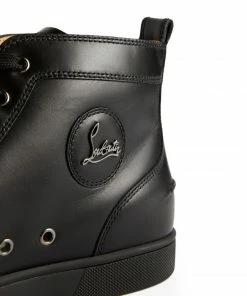 Christian Louboutin Louis Leather High-Top Sneakers CM53 -Christian Louboutin Online Shop christian louboutin louis leather high top sneakers 16594090 32307501 1000