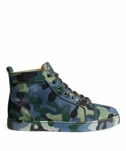 Christian Louboutin Louis Orlato Camo High-Top Sneakers M024