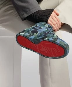 Christian Louboutin Louis Orlato Camo High-Top Sneakers M024 -Christian Louboutin Online Shop christian louboutin louis orlato camo high top sneakers 17496429 36712426 1000
