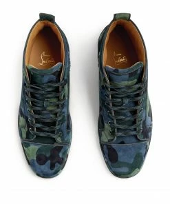 Christian Louboutin Louis Orlato Camo High-Top Sneakers M024 -Christian Louboutin Online Shop christian louboutin louis orlato camo high top sneakers 17496429 36713591 1000
