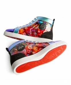 Christian Louboutin Louis Orlato Disco Leather Sneakers CMA3 High-Top Sneakers -Christian Louboutin Online Shop christian louboutin louis orlato disco leather sneakers 17495363 36992275 1000