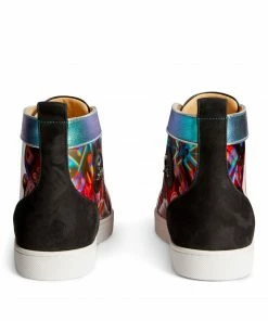Christian Louboutin Louis Orlato Disco Leather Sneakers CMA3 High-Top Sneakers -Christian Louboutin Online Shop christian louboutin louis orlato disco leather sneakers 17495363 36993211 1000
