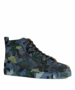 Christian Louboutin Louis Orlato Embellished Camouflage Sneakers J957 High-Top Sneakers 9 Christian Louboutin Louis Orlato Embellished Camouflage Sneakers J957 High-Top Sneakers -Christian Louboutin Online Shop christian louboutin louis orlato embellished camouflage sneakers 17646982 37268235 1000