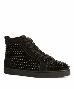 Christian Louboutin Louis Orlato Suede High-Top Sneakers B049 Low-Top Sneakers