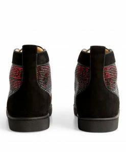 Christian Louboutin Louis T.S.Q Suede Sneakers M039 High-Top Sneakers -Christian Louboutin Online Shop christian louboutin louis t s q suede sneakers 16558851 32105698 1000