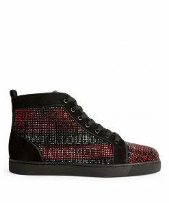 Christian Louboutin Louis T.S.Q Suede Sneakers M039 High-Top Sneakers -Christian Louboutin Online Shop christian louboutin louis t s q suede sneakers 16558851 32107089 1000