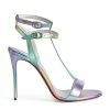 Christian Louboutin Mara Nappa leather Sandals 100 J747 Heeled Sandals
