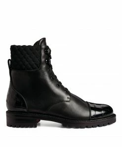 Christian Louboutin Mayr Leather Ankle Boots BK01