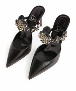 Christian Louboutin Miss Goldora Leather Mules 85 B580 Heeled Mules 13 Christian Louboutin Miss Goldora Leather Mules 85 B580 Heeled Mules -Christian Louboutin Online Shop christian louboutin miss goldora leather mules 85 17763704 37246509 1000