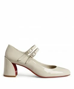 Christian Louboutin Miss Jane Patent Leather Mary Janes 55 W408 Courts