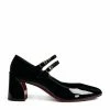 Christian Louboutin Miss Jane Patent Leather Mary Janes 55 B439 Courts