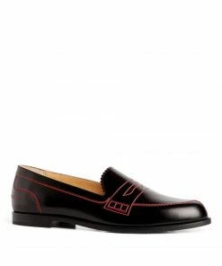 Christian Louboutin Mocalaureat Leather Loafers H358
