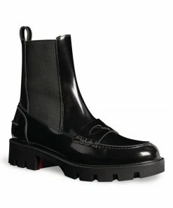 Christian Louboutin Montezu Lug Ankle Boots BK01 -Christian Louboutin Online Shop christian louboutin montezu lug ankle boots 17379082 35874852 1000