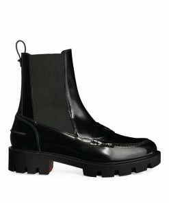 Christian Louboutin Montezu Lug Ankle Boots BK01