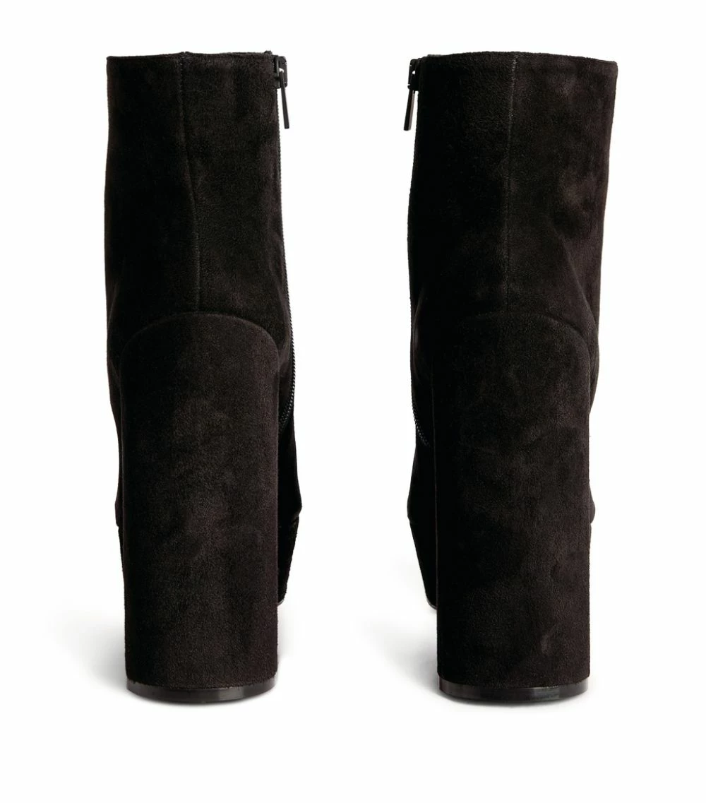 Christian Louboutin Movida Suede Boots 130 BK01 Ankle Boots 3 Christian Louboutin Movida Suede Boots 130 BK01 Ankle Boots - Image 3