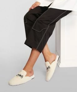 Christian Louboutin Navy Coolito Slippers WH43 Loafers -Christian Louboutin Online Shop christian louboutin navy coolito slippers 17338612 35660494 1000