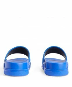 Christian Louboutin Navy Pool Slides U696 Flip Flops -Christian Louboutin Online Shop christian louboutin navy pool slides 16724704 32818019 1000