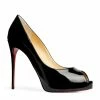 Christian Louboutin New Very Prive Patent Leather Pumps 120 BK01 Courts
