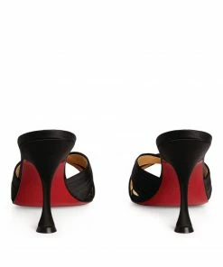 Christian Louboutin Nicol Is Back Satin Crepe Mules 85 BK01 Heeled Mules -Christian Louboutin Online Shop christian louboutin nicol is back satin crepe mules 85 17093359 34251043 1000