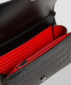 Christian Louboutin Paloma Embellished Patent Leather Clutch Bag CM53 Top Handle Bags -Christian Louboutin Online Shop christian louboutin paloma embellished patent leather clutch bag 17510017 37302826 1000