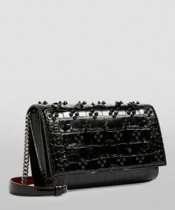 Christian Louboutin Paloma Embellished Patent Leather Clutch Bag CM53 Top Handle Bags -Christian Louboutin Online Shop christian louboutin paloma embellished patent leather clutch bag 17510017 37304186 1000