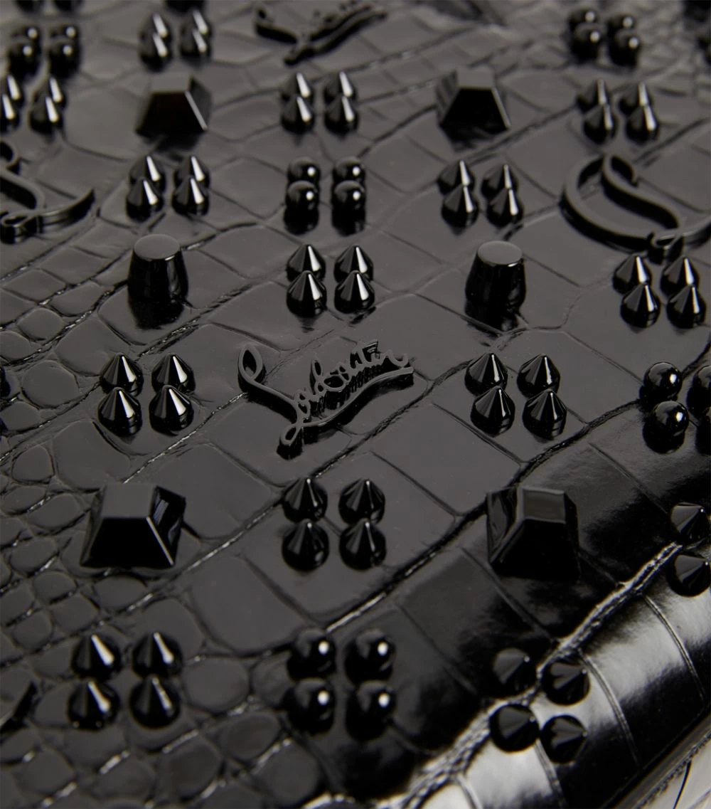 Christian Louboutin Paloma Embellished Patent Leather Tote Bag CM53 Top Handle Bags 7 Christian Louboutin Paloma Embellished Patent Leather Tote Bag CM53 Top Handle Bags - Image 7