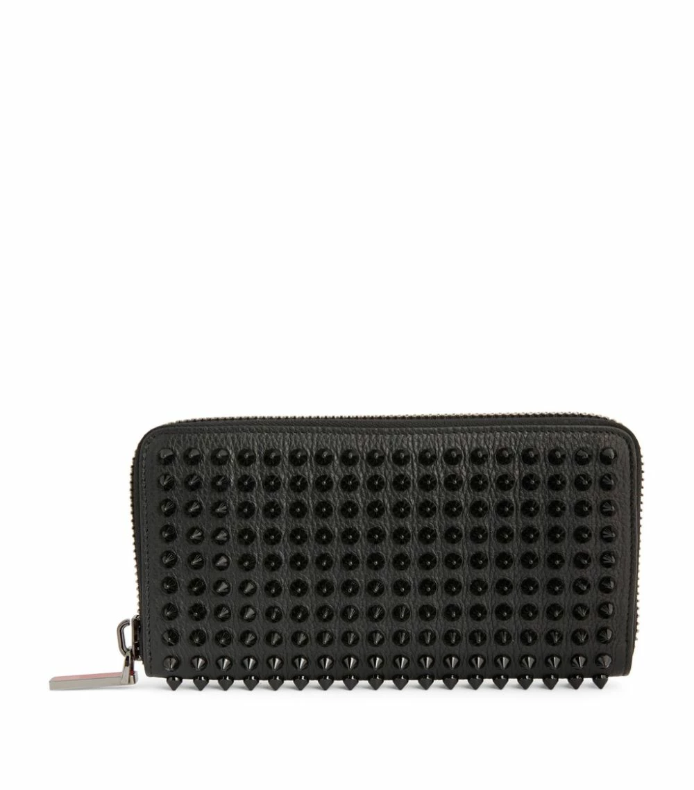 Christian Louboutin Panettone Spike-Embellished Wallet CM53 Wallets 1 Christian Louboutin Panettone Spike-Embellished Wallet CM53 Wallets