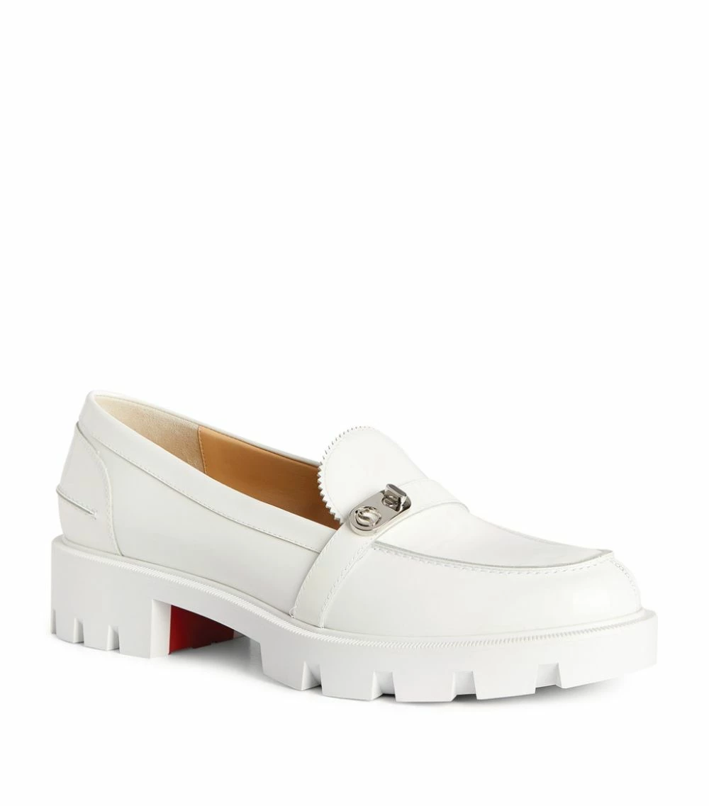 Christian Louboutin Patent Lock Woody Loafers W222 4 Christian Louboutin Patent Lock Woody Loafers W222 - Image 4