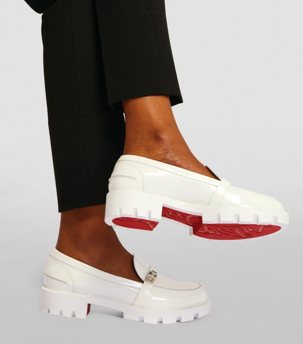 Christian Louboutin Patent Lock Woody Loafers W222 7 Christian Louboutin Patent Lock Woody Loafers W222 - Image 7