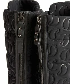 Christian Louboutin Pavleta Leather Combat Boots BK01 Ankle Boots -Christian Louboutin Online Shop christian louboutin pavleta leather combat boots 17763714 37313036 1000