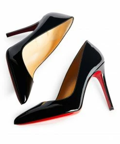 Christian Louboutin Pigalle Patent Leather Pumps 100 BK01 Courts -Christian Louboutin Online Shop christian louboutin pigalle patent leather pumps 100 16584983 32210212 1000