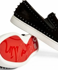 Christian Louboutin Pik Boat Studded Suede Sneakers CM53 Slip-On Sneakers 13 Christian Louboutin Pik Boat Studded Suede Sneakers CM53 Slip-On Sneakers -Christian Louboutin Online Shop christian louboutin pik boat studded suede sneakers 16567610 32137774 1000