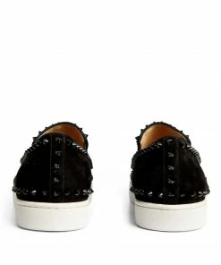 Christian Louboutin Pik Boat Studded Suede Sneakers CM53 Slip-On Sneakers 9 Christian Louboutin Pik Boat Studded Suede Sneakers CM53 Slip-On Sneakers -Christian Louboutin Online Shop christian louboutin pik boat studded suede sneakers 16567610 32138470 1000
